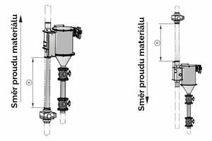 Vertikálna inštalácia detektora kovov P-TRON 05 GM V1